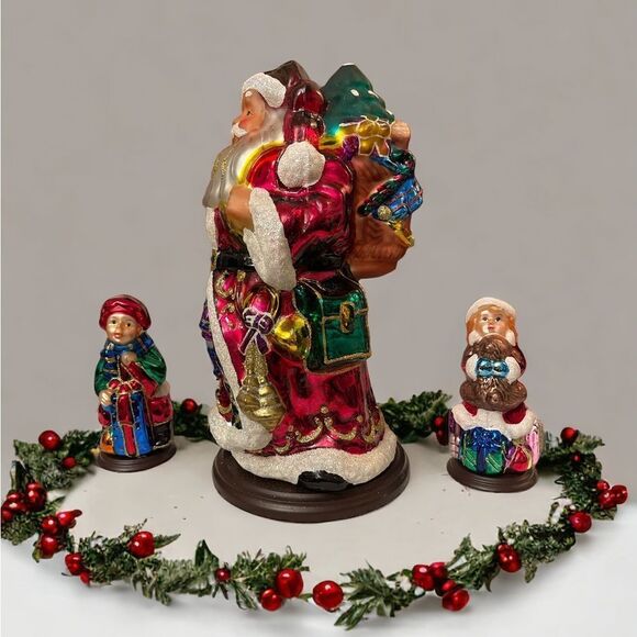 Thomas Pacconi "Classics" 2004 Santa 3 PC. Set Collectable - Picture 1 of 6